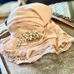 Dareth Colburn Pearl Floral Bridal Clip